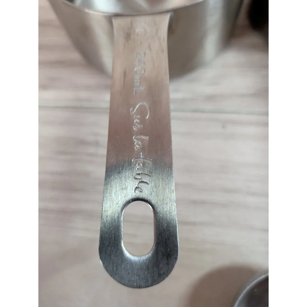 Sur la Table - Stainless Steel Measuring Cups Spoons - Set of 7 MIX Cups